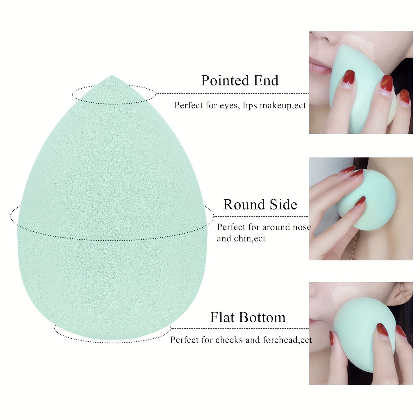Professional Makeup - Latex-Free - Dry And Wet Use - Blender for Foundation