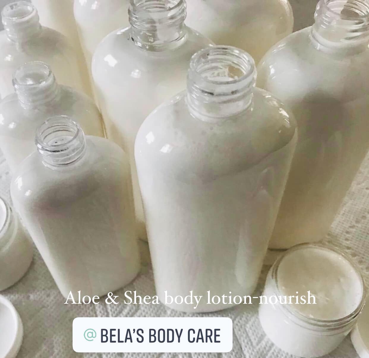 ALOE & SHEA BUTTER BODY LOTION-"NOURISH"