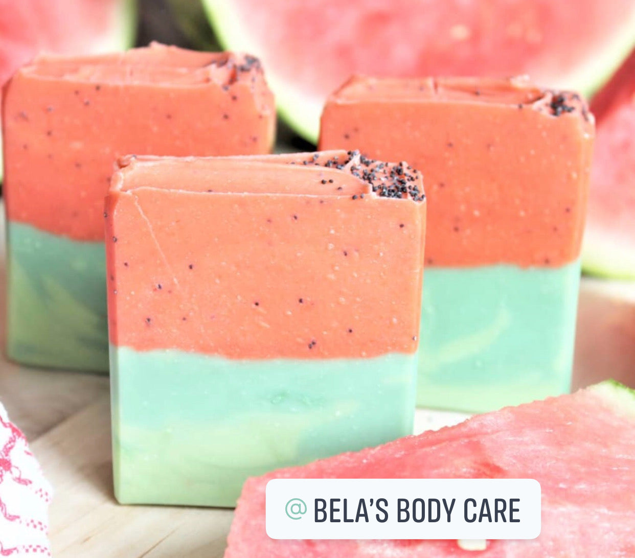 STRAWBERRY MELON YONI BAR SOAP